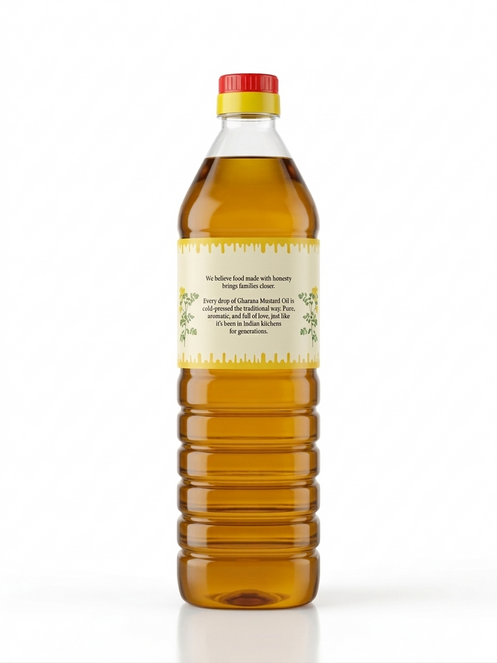 Gharana | Pure Black Mustard Oil | 1L